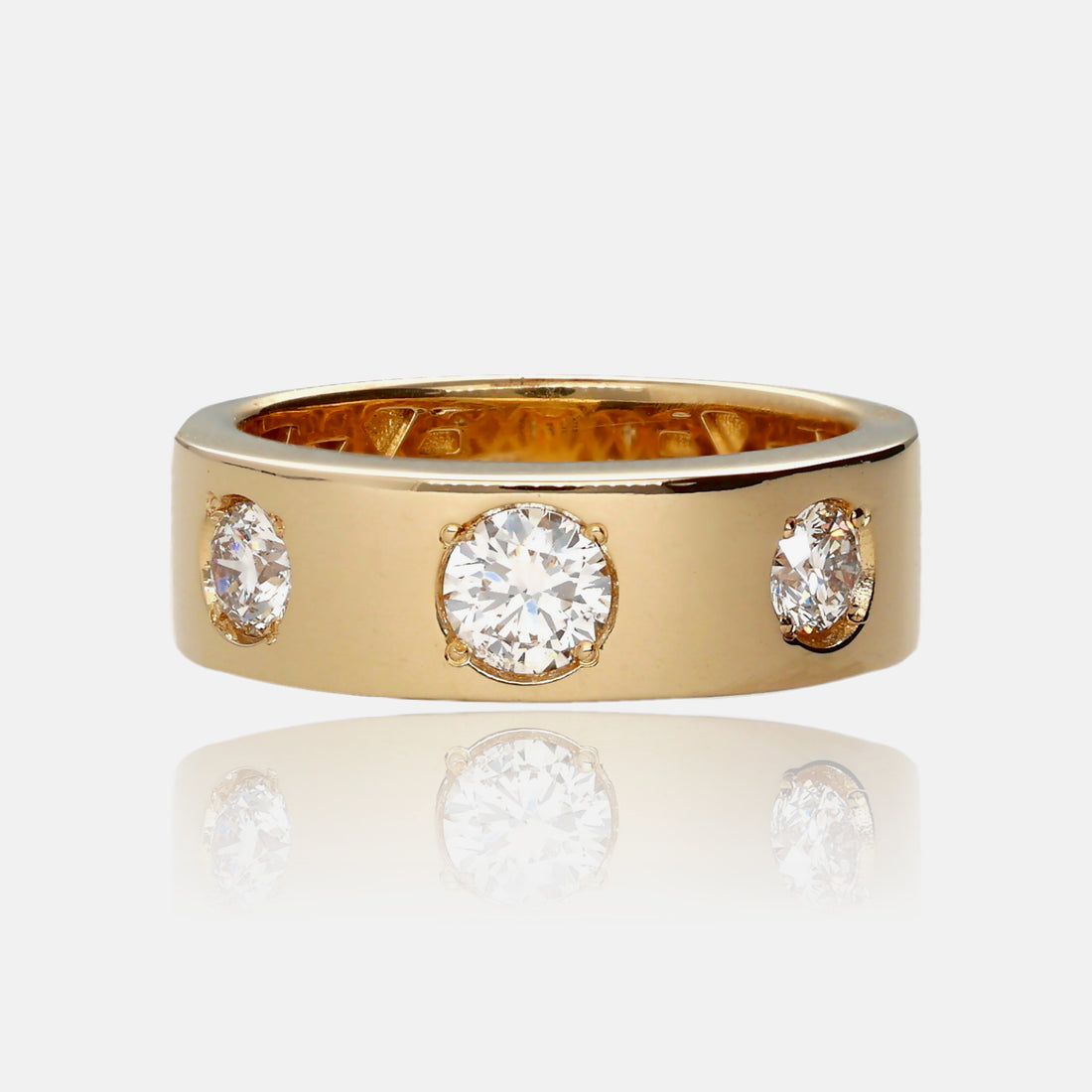 Legacy Three-Stone Diamond Band