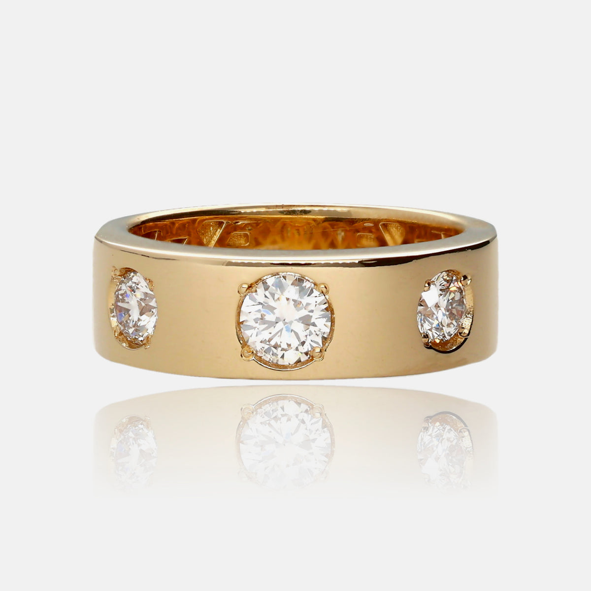 Legacy Three-Stone Diamond Band