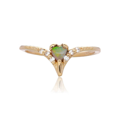 What a Sweetheart Opal and Gold Ring