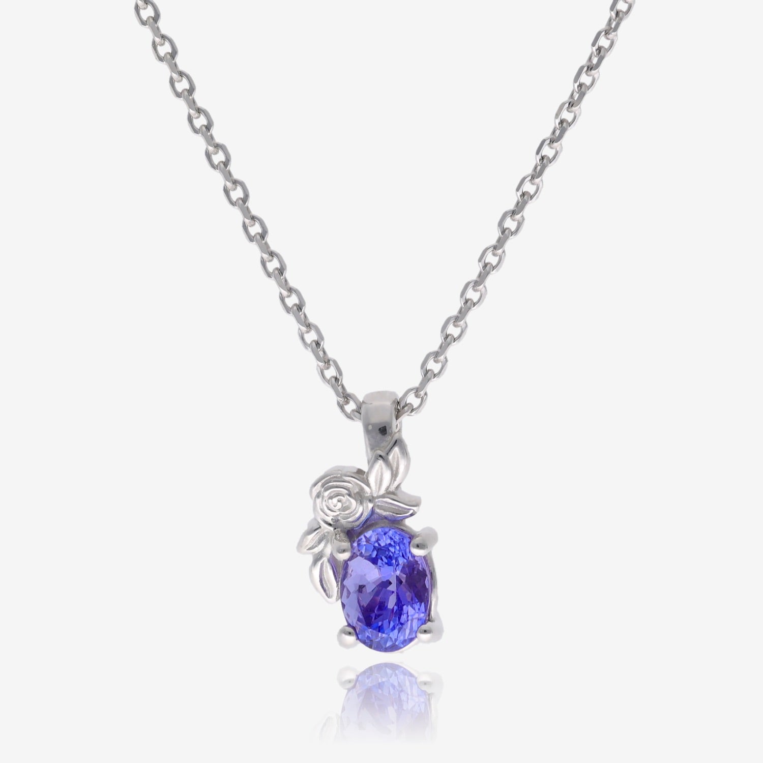 Precious Blossom Pendant in Tanzanite