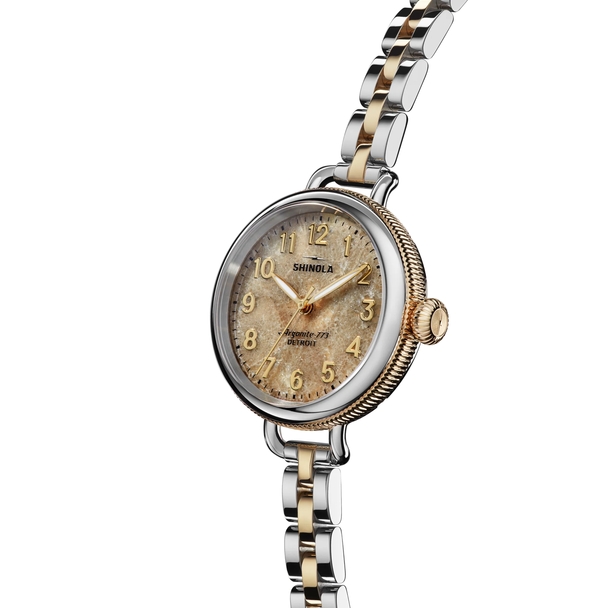 SHINOLA Ladies Petoskey Birdy Watch Two Tone
