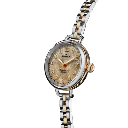 SHINOLA Ladies Petoskey Birdy Watch Two Tone