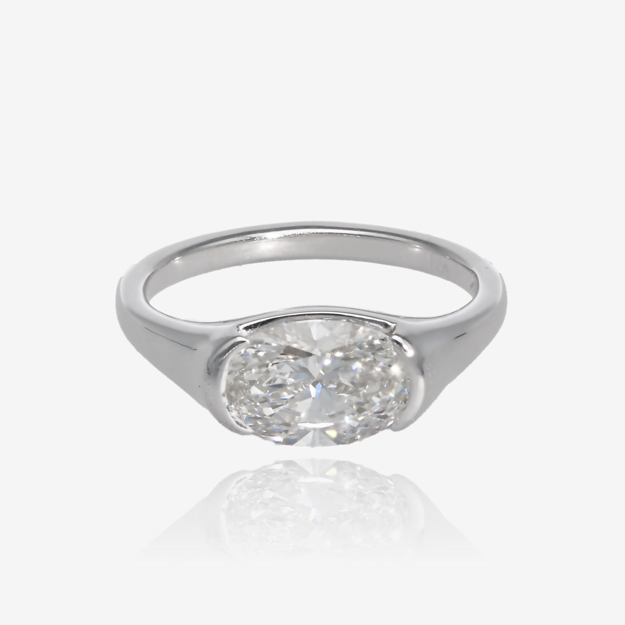 Just for Me Oval Diamond Ring