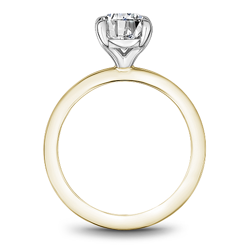 14k Yellow 1.6MM Noam Carver Semi-Mount Bridal
