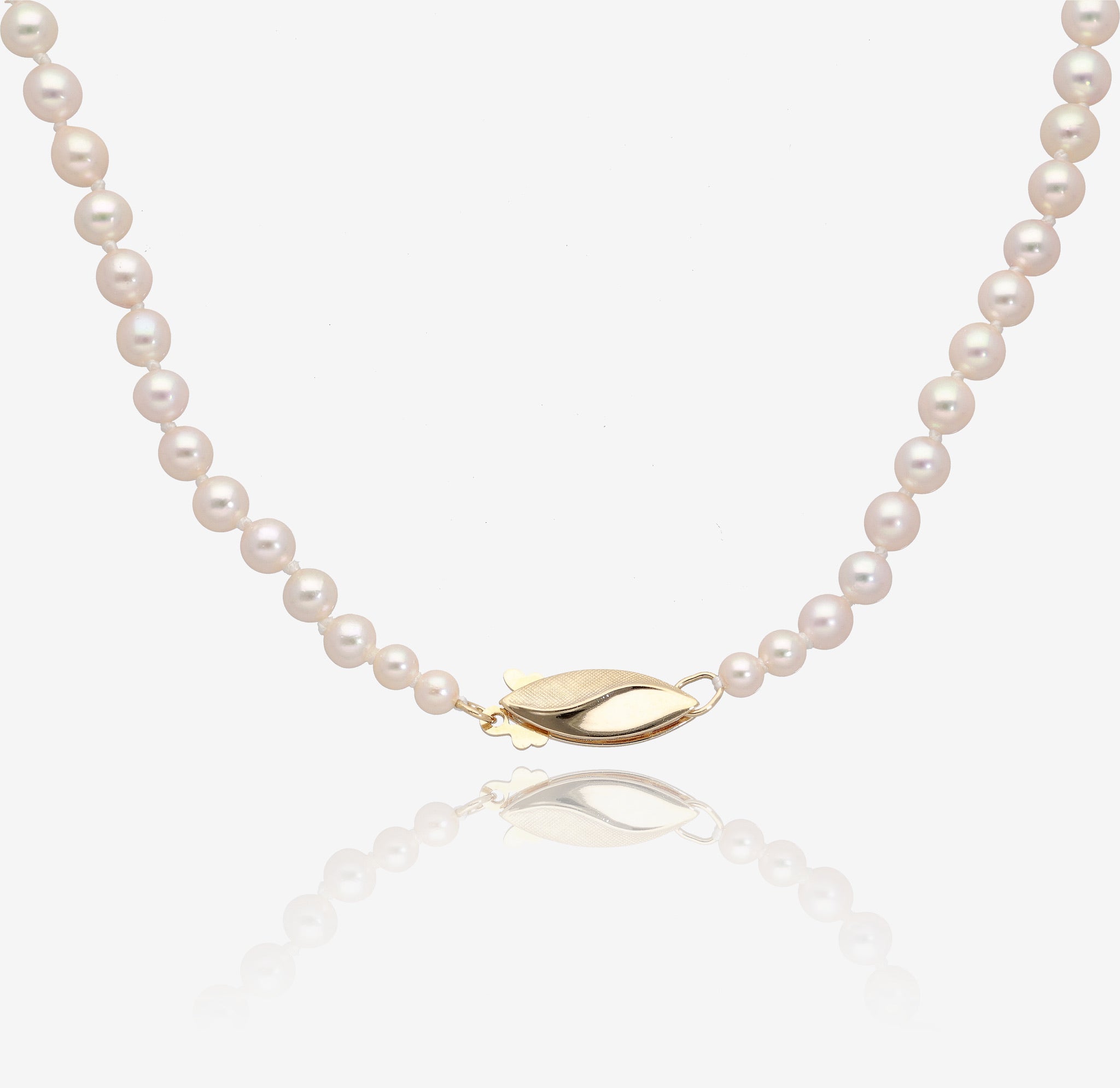 Drops of Champagne: Graduate Akoya Pearl Necklace
