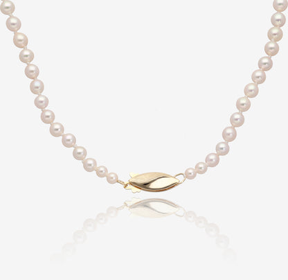 Drops of Champagne: Graduate Akoya Pearl Necklace