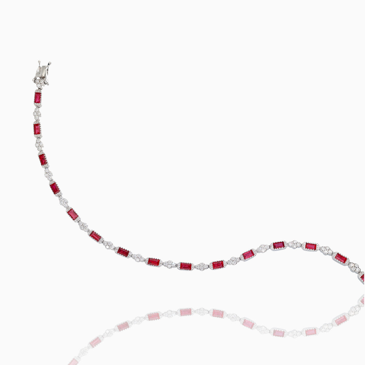 Ruby Heirloom Diamond Bracelet