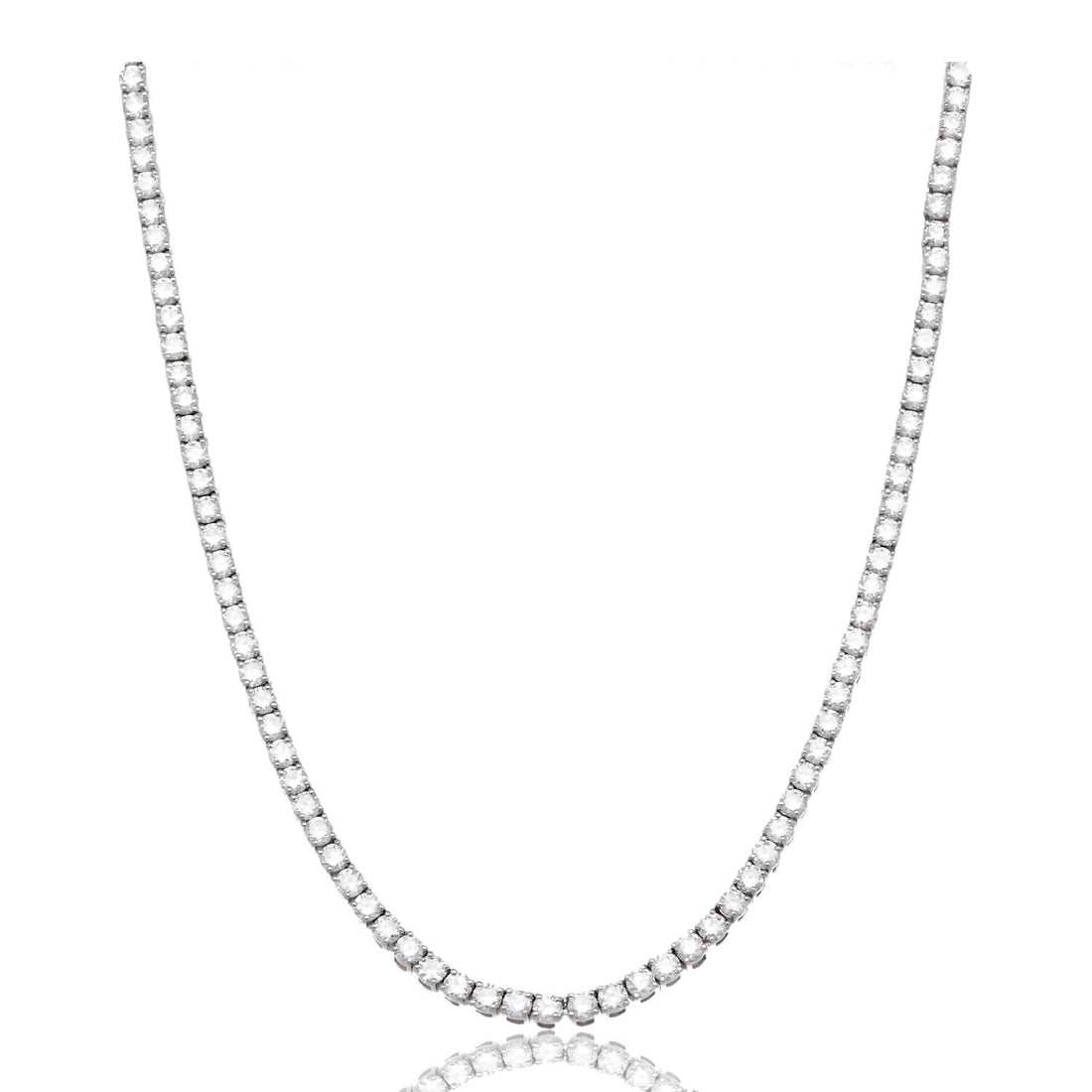 Glow Getter Diamond Line Tennis Necklace