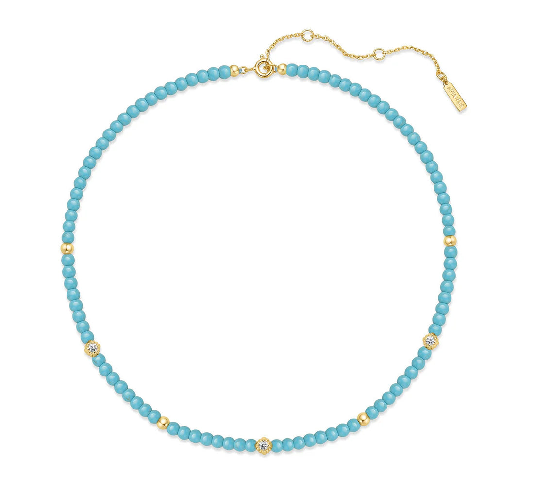 Lab Created Turquoise Necklace