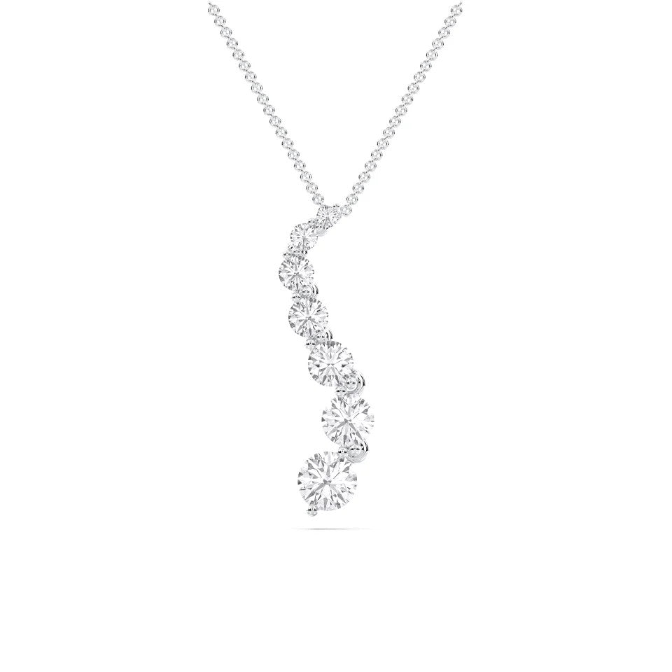Our Journey White Gold Diamond Necklace