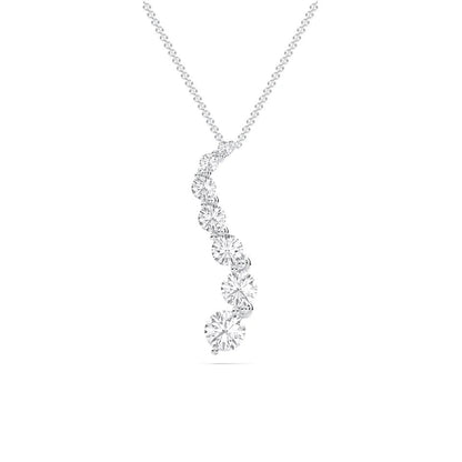 Our Journey White Gold Diamond Necklace