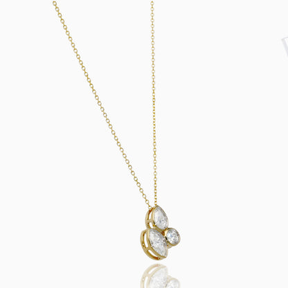Golden Geometry Diamond Necklace