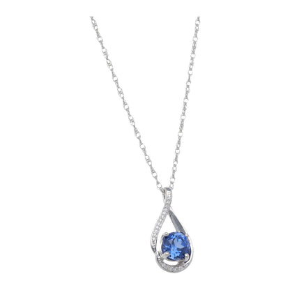 Essential Elegance Tanzanite Drop Pendant