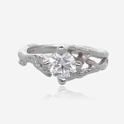 Birch Branch Diamond Gold Wedding Set