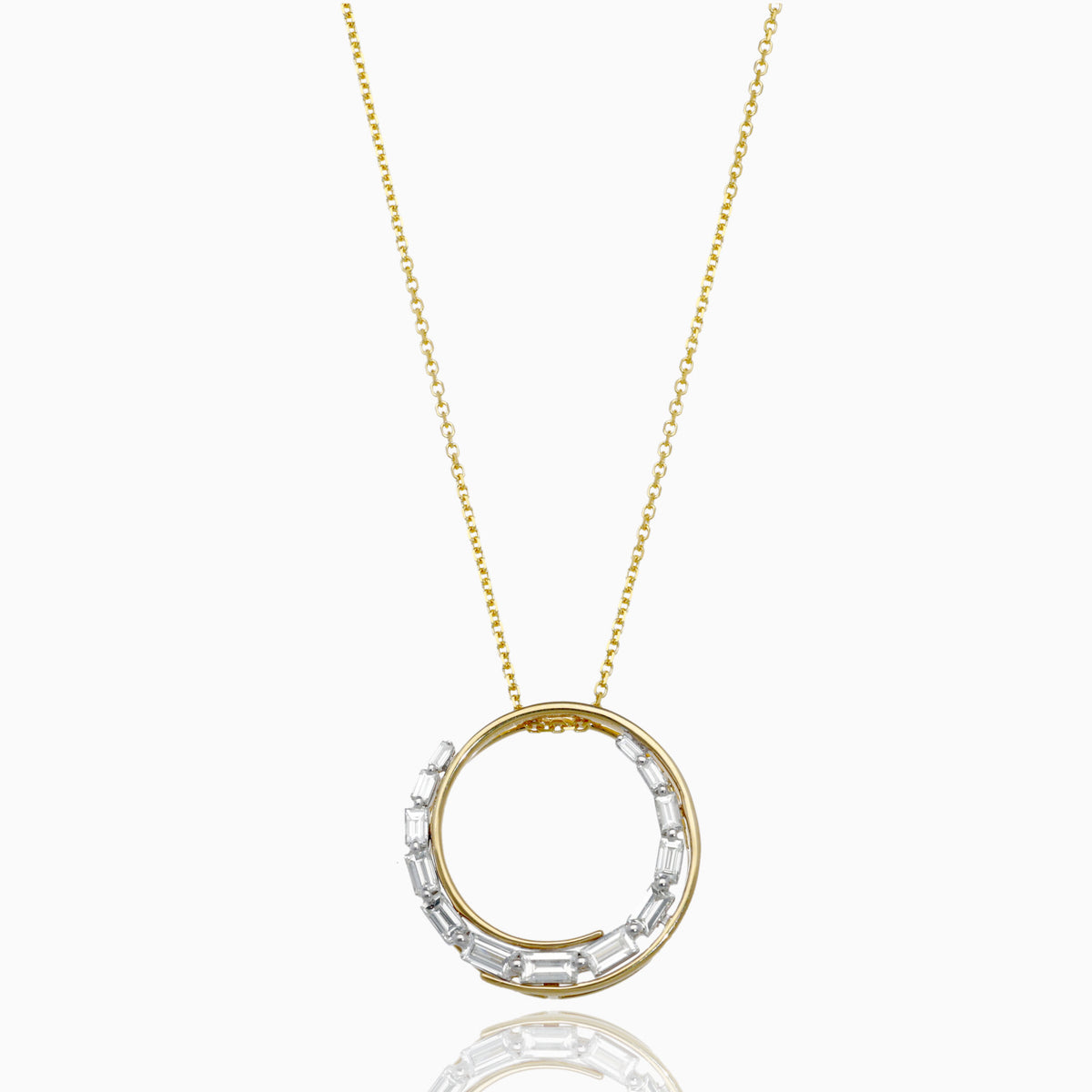 Wave of Light Diamond Necklace