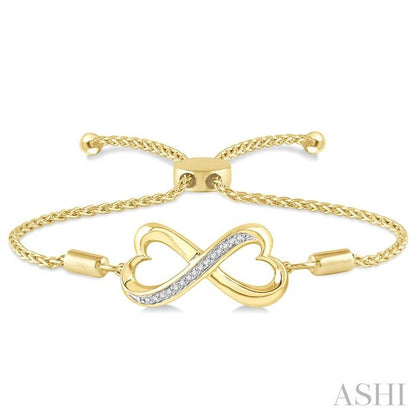Love Forever Gold Vermeil Infinity Diamond