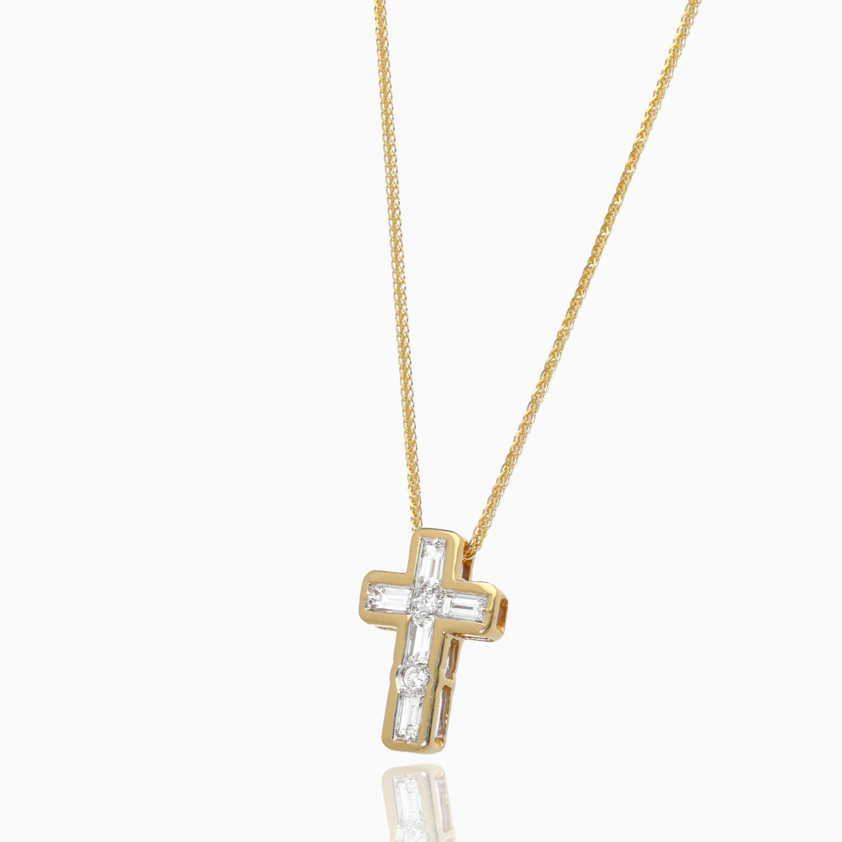Shifting Light Diamond Cross