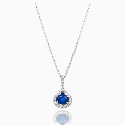 Enchanted Halo White Gold Necklace