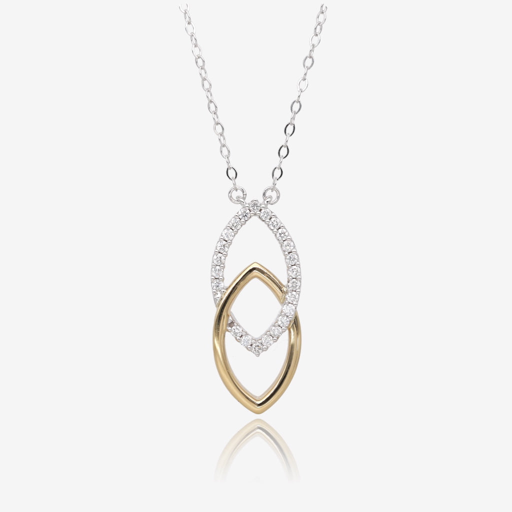 Links of Love Gold and Diamonds Necklace