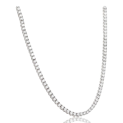 Glow Getter Diamond Line Tennis Necklace