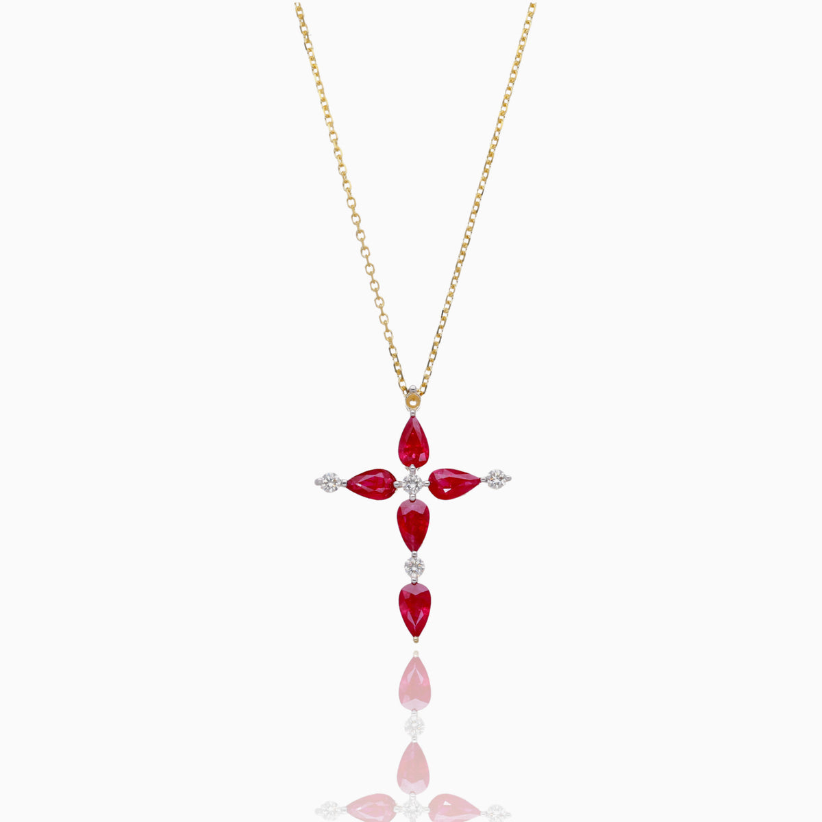 Ruby Grace Diamond Cross