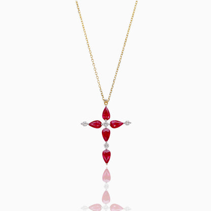 Ruby Grace Diamond Cross