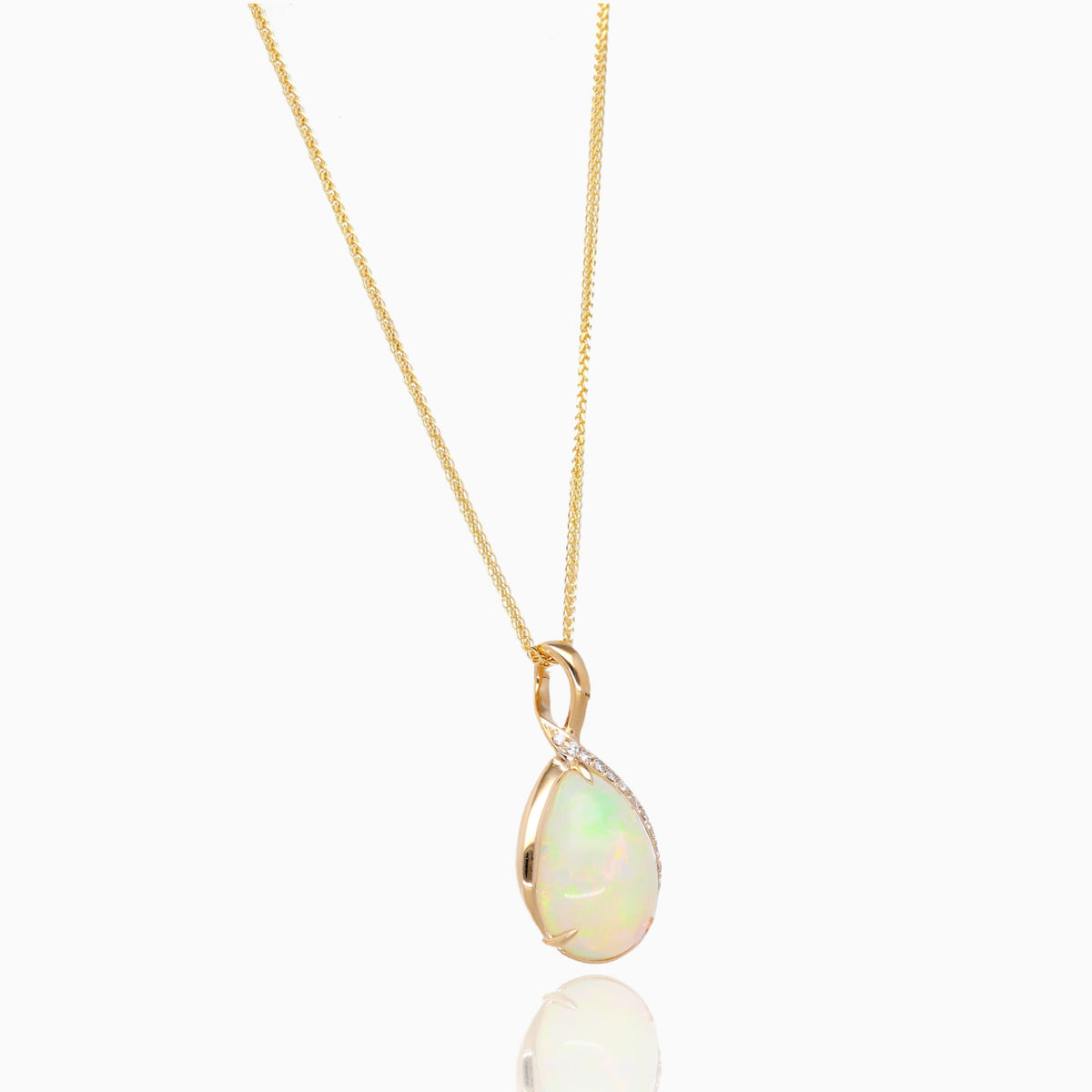 Ethereal Light Opal Necklace