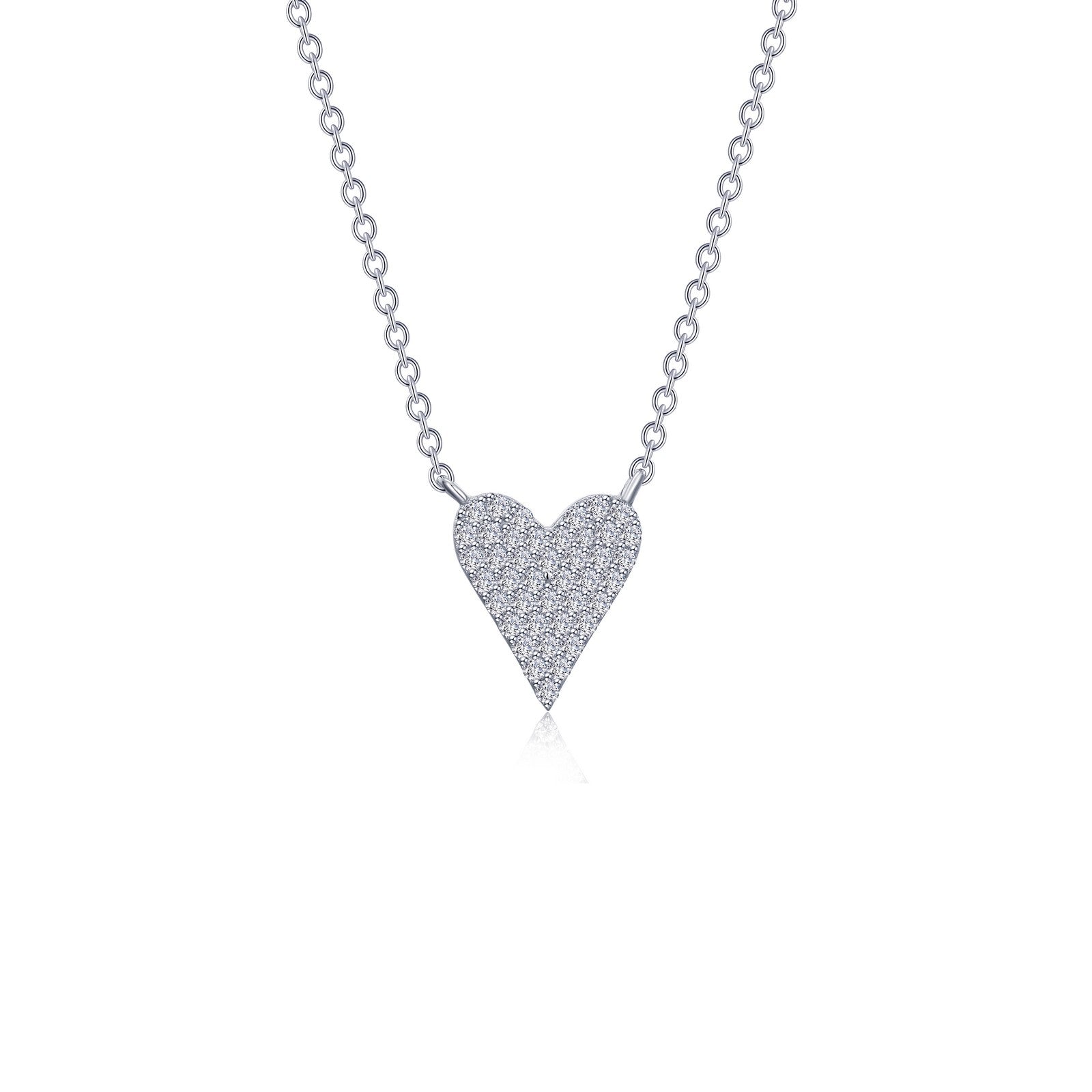 Pave Heart Necklace