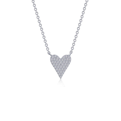 Pave Heart Necklace