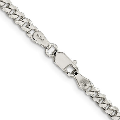 18&quot; Sterling Silver 3.5mm Curb Chain