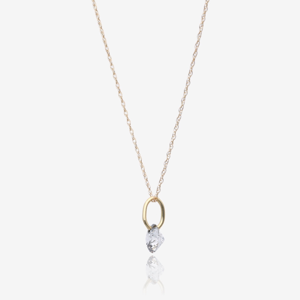 Floating Diamond Drip Pendant