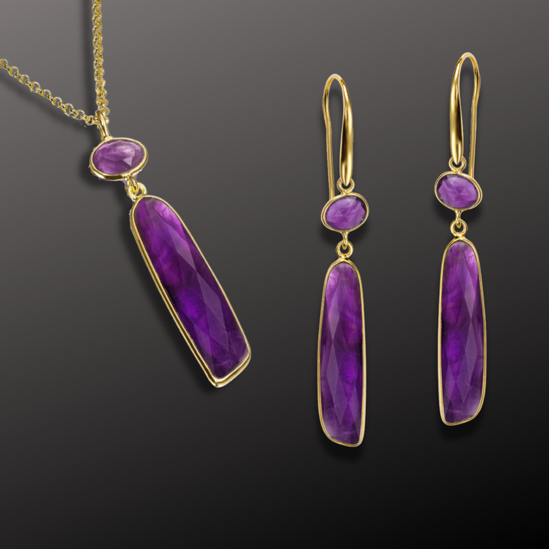 Atlas Bar Double Bezel Amethyst