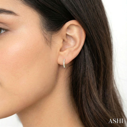 Simply Brilliant Diamond Hoops