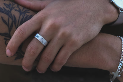 Silver Ring, Ponderosa Pine Band