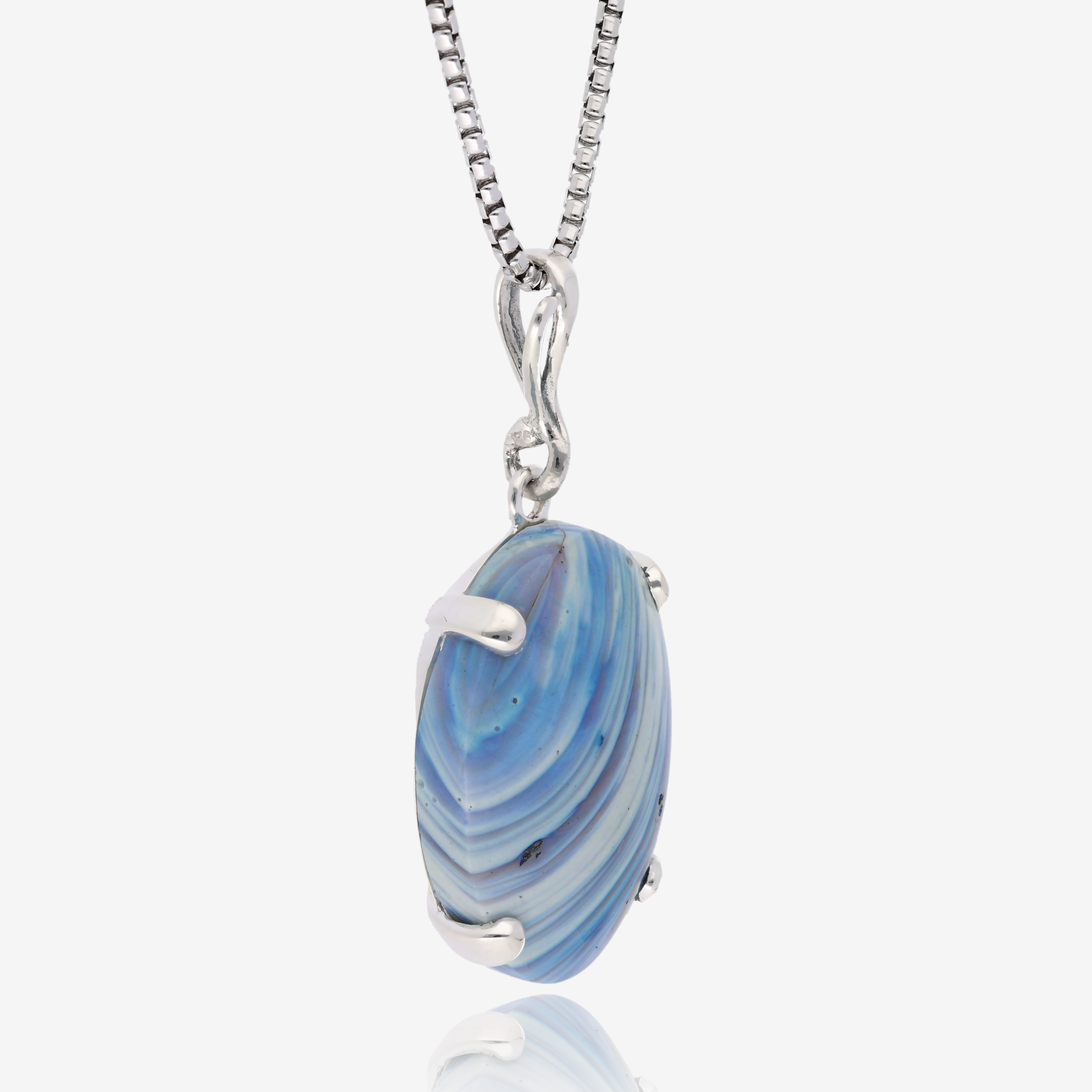One of a Kind Leland Blue Pendant in Sterling Silver