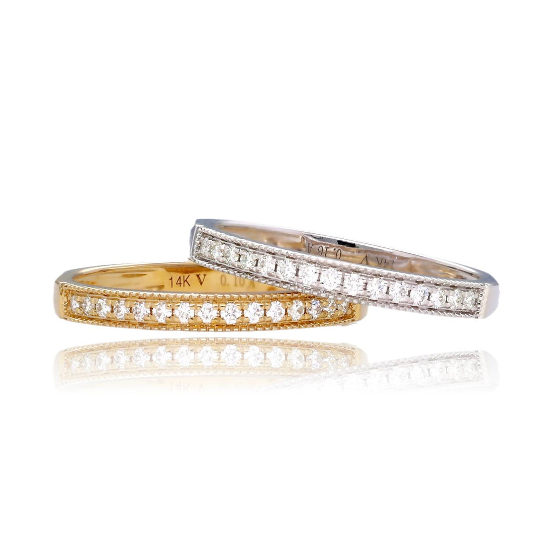 Heirloom Edge Milgrain Diamond Band