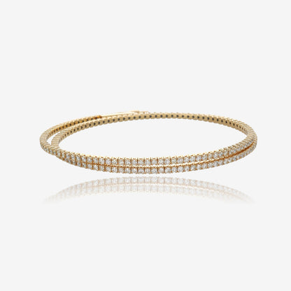 Double The Love Double Wrap Diamond Bracelet