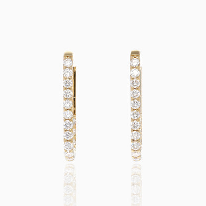 Diamond Frame Hoops