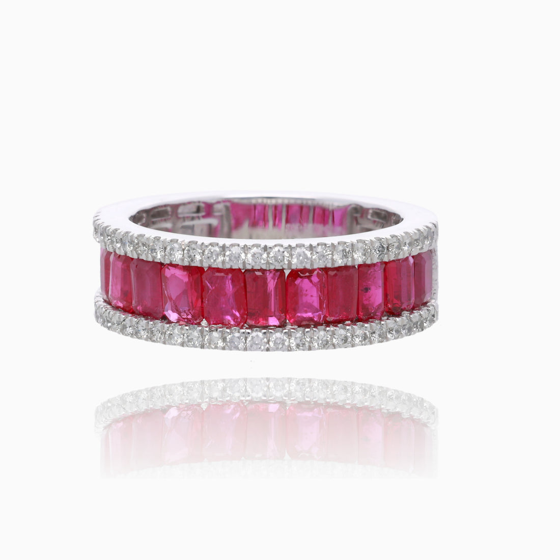 Ruby Majesty Diamond Band