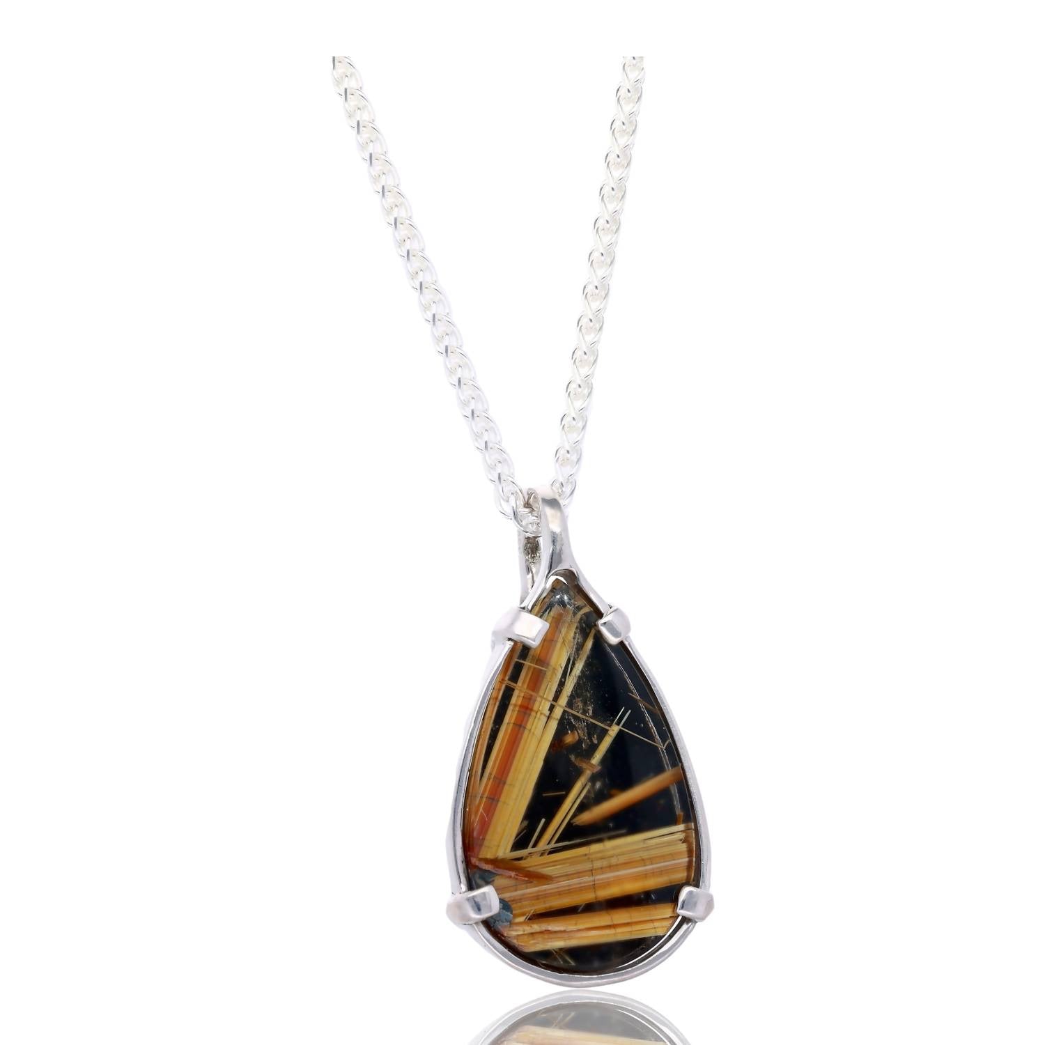 Mesmerize Pendant in Rutile Quartz