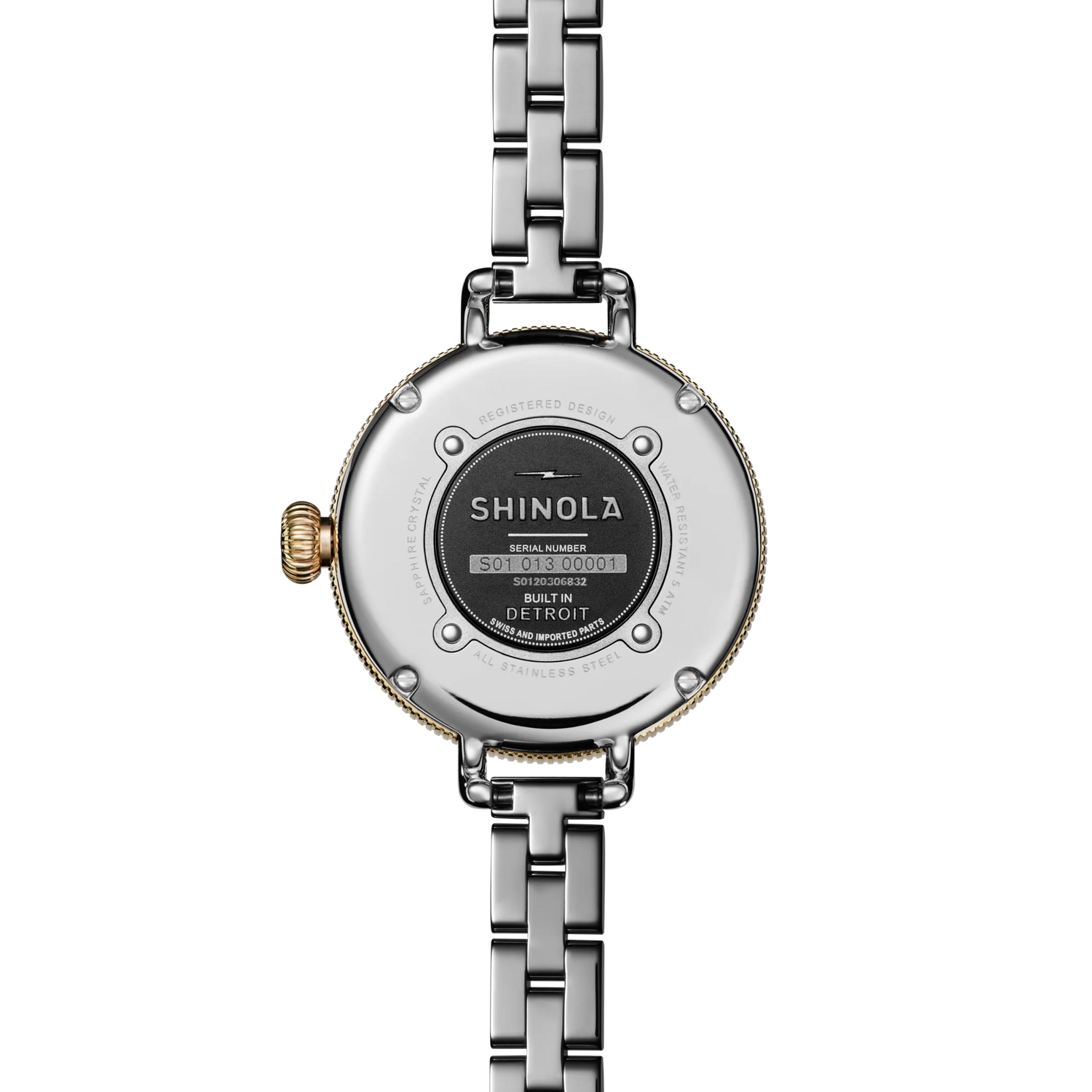 SHINOLA Ladies Petoskey Birdy Watch Two Tone