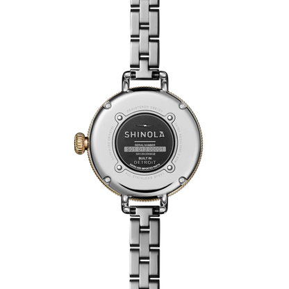 SHINOLA Ladies Petoskey Birdy Watch Two Tone