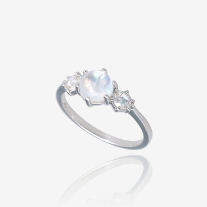 Moonscape Ring in Silver