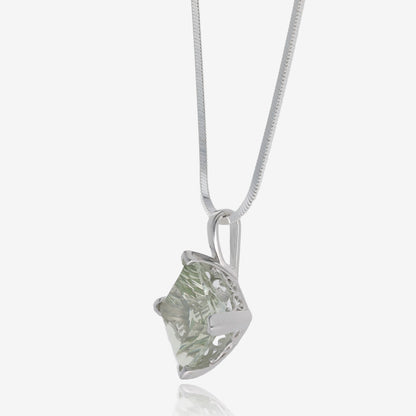 The Radiance Green Amethyst Prasiolite Pendant