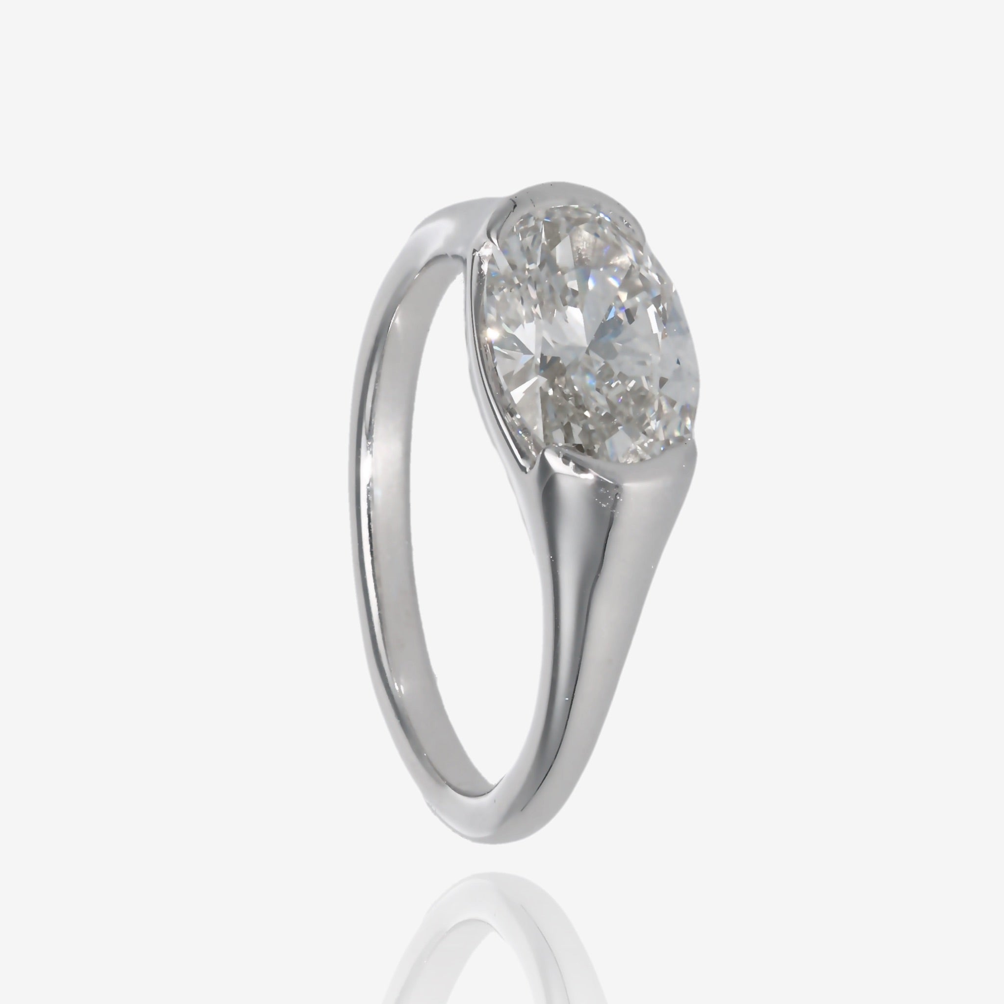 Just for Me Oval Diamond Ring