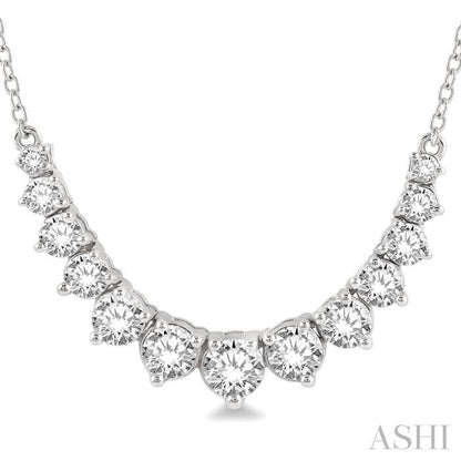 Golden Arc Diamond Necklace