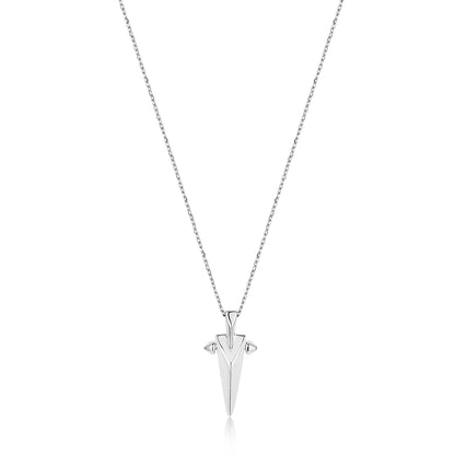 Geometric Point Pendant Necklace