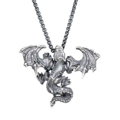 Georgie the Dragon Winged Flight Necklace