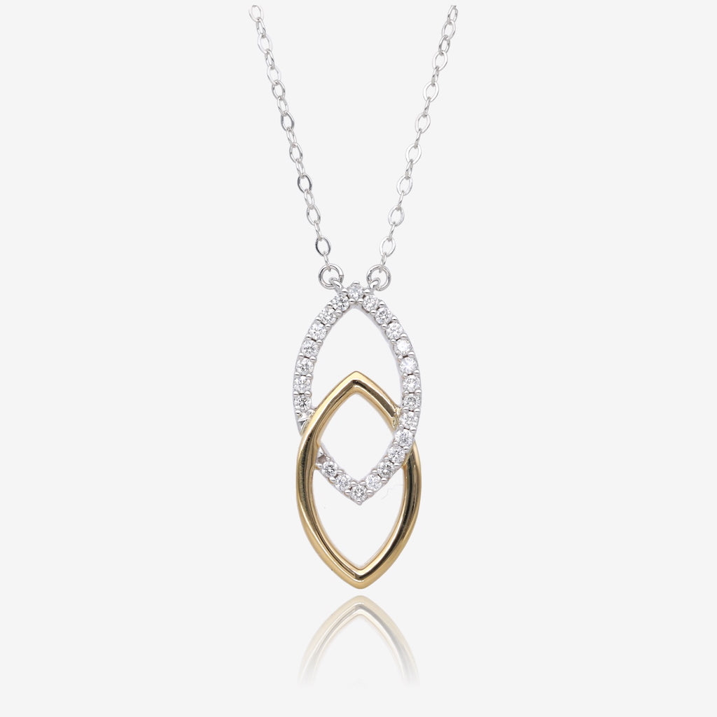 Links of Love Gold and Diamonds Necklace