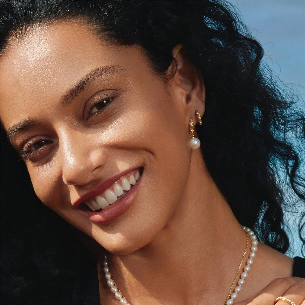 Yellow Sparkle Twisted Huggie Hoop Earrings